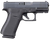 Glock UX4350201FR G43X  Sub-Compact Frame 9mm Luger 10+1 3.41" Black GMB Barrel, Black nDLC Front Rail/Serrated Steel Slide, Black Polymer Frame w/Beavertail, Black Textured Grip, Ambidextrous