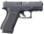 Glock UX4350201FR G43X  Sub-Compact Frame 9mm Luger 10+1 3.41" Black GMB Barrel, Black nDLC Front Rail/Serrated Steel Slide, Black Polymer Frame w/Beavertail, Black Textured Grip, Ambidextrous