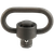 Blackhawk 71SS00BK Heavy Duty  Black Phosphate Push Button Steel Quick Release