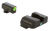 AmeriGlo GL301 i-Dot Sight  Set for Glock  Green Tritium LumiGreen Outline Front Sight-Green Tritium Rear Sight