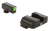 AmeriGlo GL301 i-Dot Sight  Set for Glock  Green Tritium LumiGreen Outline Front Sight-Green Tritium Rear Sight