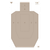 Birchwood Casey 37029 EZE-Scorer  IPSC Silhouette Paper Hanging Universal 23" x 35" Tan 5 Pack