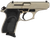 Bersa T380NKL8 Thunder  Micro-Compact Frame 380 ACP 8+1, 3.50" Satin Nickel Steel Barrel, Serrated Steel Slide & Aluminum Frame