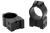 Warne 2TM Maxima Scope Rings Matte Black Steel 1" Tube High Vertical Split Dovetail, 0 MOA Fits Tikka 3TX/3T/695