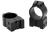 Warne 2TM Maxima Scope Rings Matte Black Steel 1" Tube High Vertical Split Dovetail, 0 MOA Fits Tikka 3TX/3T/695