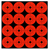 Birchwood Casey 33904 Target Spots  Self-Adhesive Paper Black/Orange 1.5" Bullseye 160 Pack