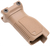 Strike Industries ARCMAGRAILLFDE Angled Vertical Grip Long Flat Dark Earth Polymer with Cable Management Storage for Picatinny Rail