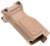 Strike Industries ARCMAGRAILLFDE Angled Vertical Grip Long Flat Dark Earth Polymer with Cable Management Storage for Picatinny Rail