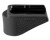 Hogue 18620  Extension Base Pad Fits Glock 26 Compatible w/ 10rd Magazine Black Overmolded Rubber