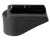 Hogue 18620  Extension Base Pad Fits Glock 26 Compatible w/ 10rd Magazine Black Overmolded Rubber