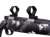 Weatherby TRBVLAS3 Scope Mount/Ring Combo  Matte Black Alloy 30mm Tube, Weatherby Mark V Medium Rings Standard 6-Lug Action