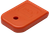 Glock 50965  Floor Plate Fits Glock 17/19/19X/22/23/24/26 Orange Polymer