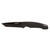 Telum Titan Tactical Automatic Folding Knife 4" Tanto Blade Black