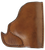 Bulldog MLTIP Inside The Pocket  Tan Leather Fits Micro Pistols 22/25/380 Fits Ruger LCP/Walther PPK Ambidextrous