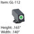 Ameriglo Classic Style Tritium Night Sight / Front - Green / Outline - White