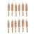 DOUBLE-TUFF BRASS BRUSH, .38SPL/.357 CALIBER PISTOL, 12 PACK