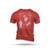 Nine Line Xmas Story Triblend Short Sleeve Shirt Red XL