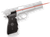 Crimson Trace 011170 Lasergrips  Fits Browning Hi-Power, Red Laser 633nM Wavelength 5mW Output, Black Polymer