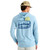Huk Drift Long Sleeve Hoodie Shipyard Heather XL