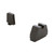 Ameriglo 8XL Tall Black Serrated .475 Front Flat Black .578 Rear Handgun Sight Glock