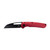 SOG Knives Escape FL Folding Knife 3" Sheepsfoot Blade Red Black