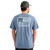 Huk Born Wave Short Sleeve Shirt Stormy Blue S