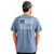 Huk Born Wave Short Sleeve Shirt Stormy Blue S