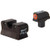 Trijicon 1911 Colt Cut HD Night Sight Set - Orange Front Outline