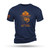 Nine Line 2A Bear Navy Triblend T-Shirt L