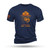 Nine Line 2A Bear Navy Triblend T-Shirt L