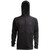Leupold Velum Half Zip Hooded Fleece Sweatshirt Charcoal XL