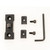 Grovtec Anschutz T-Nut Rail Adaptor Set Black