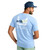 Huk Fish Flag Short Sleeve Shirt Marolina Blue S