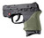 Hogue HandAll Beaver Grip Sleeve S&W Bodyguard 380/Taurus TCP & Spectrum OD GN
