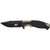 Smith & Wesson M&P Drop Point Folding Knife Liner Lock 3 1/2" Blade Black and Tan