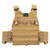 Guard Dog Trakr Plate Carrier FDE with Front Placard
