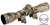 Truglo 4x32mm Compact Crossbow Scope with Weaver Style Rings - Crossbow Reticle Camo