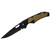 ABKT Elite Mark II Lockback Folding Knife 2-1/2" Drop Point Blade Tan