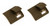 Weaver Short Locking Rail Panel Short - 1.6" Short 2 pk - Dark Earth