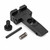 Wilson Combat Ruger GP100 Serrated Blade Handgun Sight Rear Square Notch Black