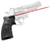 Crimson Trace 011070 Lasergrips  Fits S&W K/L & N Frames, Red Laser 633nM Wavelength 5mW Output, Black Polymer