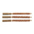 SPECIAL LINE DEWEY BRUSH, BRONZE, .270 CALIBER RIFLE, 3 PACK