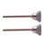 #442 WIRE BRUSH, 2-PAK