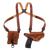 Galco MC202 Miami Classic Shoulder System Size Fits Chest Up To 56" Tan Leather Fits Beretta 92F/FS Fits Taurus PT100 Fits Taurus PT101 Right Hand