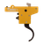 Timney Triggers 201 Featherweight  Curved Trigger with 3 lbs Draw Weight & Yellow/Black Finish for Mauser 98FN
