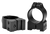 Warne 1B1M Maxima  Matte Black Steel 1" Tube Medium Vertical Split Dovetail, 0 MOA Fits CZ 527
