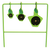 SME SMEST22 Spinning Target  Rimfire Pistol/Rifle Steel Black/Green Bullseye Illustration Impact Enhancement Motion