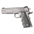 Hogue 1911 Gov't Rubber Handgun Grips with Finger Grooves Slate Grey