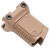 Strike Industries ARCMAGSFDE Angled Vertical Grip Short Flat Dark Earth Polymer with Cable Management Storage for M-LOK Rail