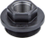Kgm Suppressors A-SMG9-DTA-S-4 SMG9 Direct Thread Adapter Black Nitride Steel M13.5x1 LH Threads